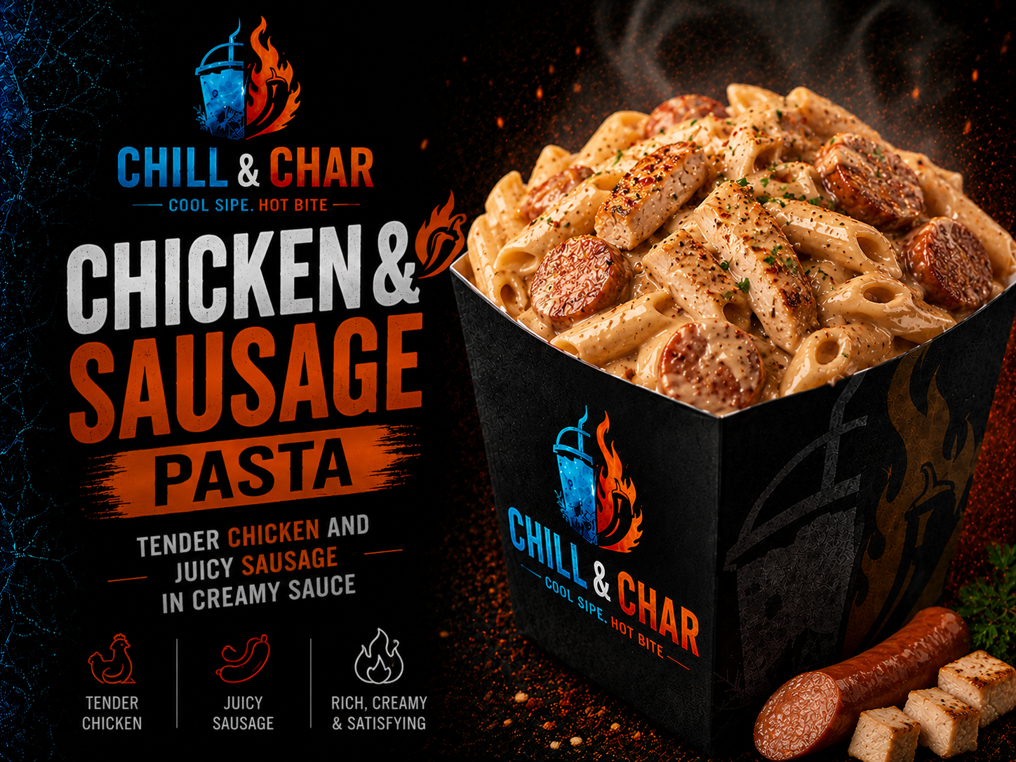 Chicken & Sausage Pasta